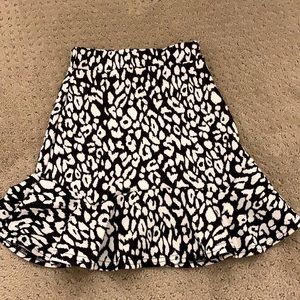 this leopard skirt is very cute. from nasty gal